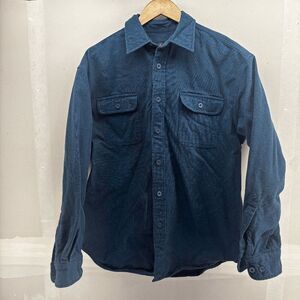 RedHead Mens Medium Flannel Chamois Hunting Outdoor Shirt Size Medium Blue